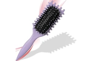 LOHCA Brosse à Cheveux Bouclés Innovante - Coiffage Define & Volume, Utilisable sur Cheveux Secs et Mouillés, Idéale pour Boucles Parfaites et Effet Volumineux