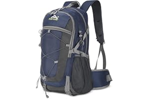 zeroto 50L Mochila de Senderismo, mochila Impermeable para hombres y mujeres mochila ligera y transpirable para acampar resistente con sistema de suspensión para acampar al aire