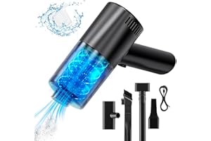 HyAdierTech Akku Handsauger, 9000Pa Wiederaufladbarer Handstaubsauger 120W, Tragbarer Leichter Autostaubsauger, 4000mAh Aufladbare & Lange Laufzeit Staubsauger Auto, für den Auto, Küche, Tierhaare