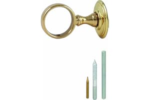 Chapuis AR00 Anneau laiton poli verni Diamètre 35 mm pour Corde Diamètre 32 mm