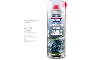 presto 306352 Aérosol graisse blanche 400 ml