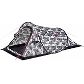 High Peak Campo 2, Pop Up &ccedil;adır, 2 kişilik, k&uuml;vet zeminli festival &ccedil;adırı, s&uuml;per hafif, hızlı a&ccedil;ılan kurma &ccedil;adırı, 1500 mm su