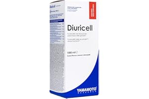 YAMAMOTO Research, Diuricell 1L, Integratore di Estratti Vegetali Drenante, Ideale Gonfiore, Ritenzione Idrica e Anticellulite, Gusto Ananas