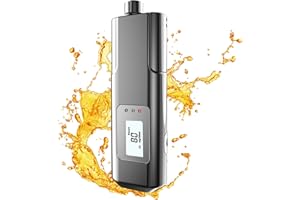 Electri-HQ Etilometro Portatile Certificato,Funzioni di Rottura e Taglio dei vetri,Alcol Test con LED ad Alta Definizione e Chip ad Alta Sensibilità,Adatto per Uso Domestico e Professionale