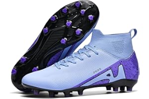 WOWEI Botas de Fútbol Hombre Profesionales Zapatillas de Fútbol Hombre Niños Zapatos de Fútbol Tacos Spike Aire Libre Atletismo Atletismo Calzado Fútbol