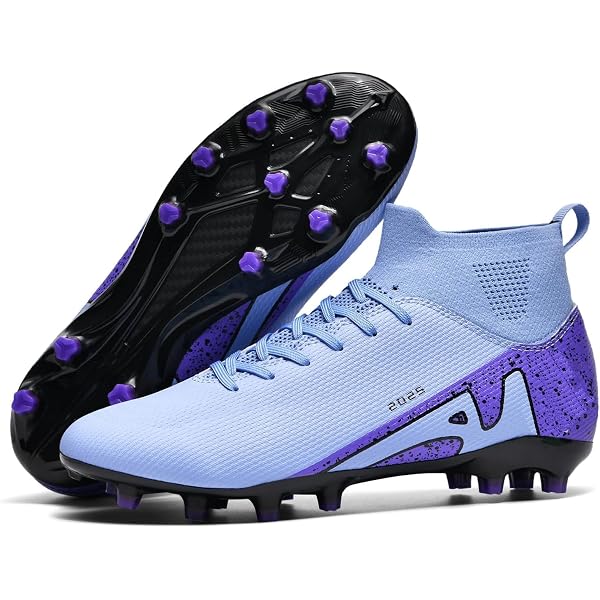 Chaussures De Foot Pro IFIKK Pour Hommes - Crampons Longue Durée, Cuir Premium, Pour Terrain Herbe, Synthétique Ou Terre