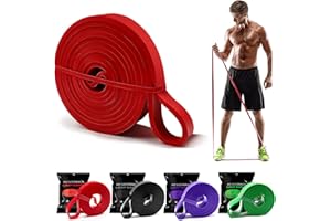 Tigayhc Élastique Traction | Bande Élastique Traction Assistée | Bande de Traction pour Powerlifting, Yoga, Exercices de Mobilité et d'Étirement | pour Homme & Femme