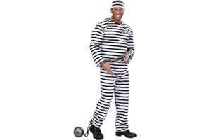 WIDMANN MILANO PARTY FASHION - Kostium więźnia, więzień, skazaniec, kostiumy karnawałowe