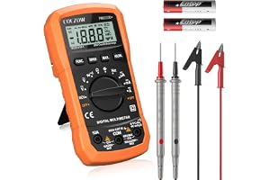 Digital multimeter med automatiskt intervallval, AC/DC-, ampere-, ohm-, spänningstestare, multifunktionstestare med motstånds-, kontinuitets-, kapacitets (8233D)