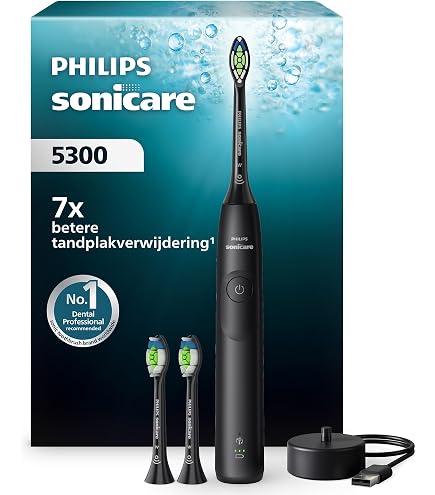 Philips Sonicare 5300 Electric Toothbrush, Sonic Toothbrush with 2