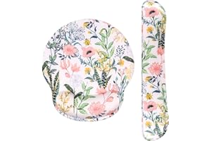 HAOCOO Wrist Rest Keyboard Wrist Support Gel Ergonomic Mouse Mat Desk Accessories for Gaming Office Working