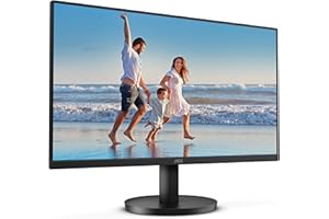 AOC 24B3HM - 24 Inch Full HD Monitor, Adaptive Sync (1920x1080, 75 Hz, VGA, HDMI 1.4) Black