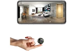 qoiq Camera Espion WiFi 1080P Mini Caméra de Surveillance Interieur/extérieur sans Fil avec Enregistrement Camera Espion a Distance Discrete Enregistreur Spy Cam Detecteur Mouvement (Cement Grey)