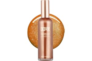 Olejek do ciała Coco & Eve Antioxidant Glow Shimmer - Lekki rozświetlacz do skóry z naturalnym brokatem, przeciwutleniacze dla lśniącego, nawilżającego i zdrowego połysku (100 ml)