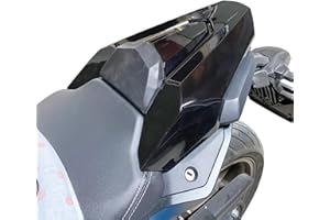 LORABABER Motorrad Soziusabdeckung Sitzkappe Verkleidung Heckabdeckung Rücksitzbezug Kompatibel mit CB650R CBR650R CB 650R CBR 650 R 2019 2020 (Schwarz)