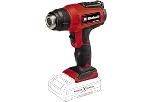 Einhell TE-HA 18 Li - Solo Pistola ad aria calda a batteria Power X-Change(18 V, 2 regolazioni, pos 1 350 °C, pos 2 550 °C, senza batteria e caricabatteria)