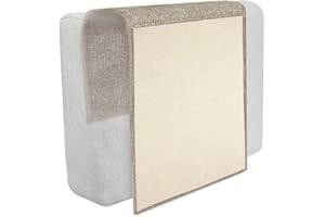 Navaris Tapis Griffoir pour Chats - Protection Canapé Fauteuil Meuble Sol Mur - Tapis en Sisal et Lin - 130 x 45cm - Adapté pour Chat Chaton Chien