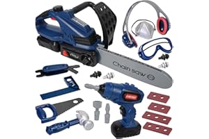 MQVXT 25 Pièces Jouet Outil pour Enfants,Jouet avec perceuse électrique,Outils de Construction et Accessoires,Jouets de Jeu de Rôle,Outils de Travail Jouet, pour Enfant 3 Ans+