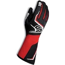 Sparco TIDE 2020 Handschuhe Größe 9 - Schwarz/rot, Für Motorsport & Freizeit