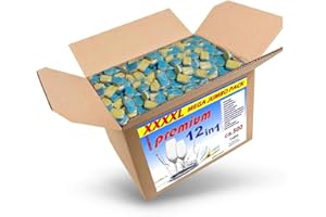 RedFOX24 Premium Spülmaschinen Tabs - mit wasserlöslicher Folie - Geschirrspültabs - 12 verschiedene Funktionen - in einem 10 KG Karton erhältlich - 1Kg/3,99€