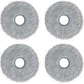 Dreame L10s Ultra / L10 Ultra / L20 Ultra / L10s Pro Ultra Heat / X40 Ultra Complete i&ccedil;in mikrofiber silme bezi, 4 adet yedek