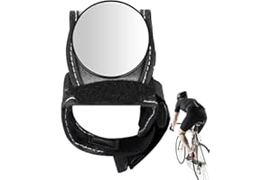 Moonyan Cycling Wrist Glass, 360° Cycling Rear View Convex Glass, 360° Adjustable Cycling Backeye With Waist Band