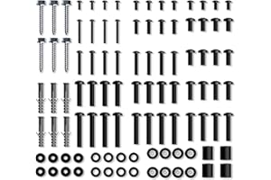 TV Mounting Screws Kit 100pcs - Universal VESA Screws, Spacers & Washers for Samsung/Sony/LG TVs up to 80" - Fits All Brackets & Stands | UK Stock by XINLEI