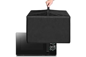 AIRMSA Housse de protection universelle résistante à la chaleur, étanche, pour micro-ondes Toshiba MV-AM20T, MW2-MM20PF, MEDION, Sharp R642INW, micro-ondes 2 en 1, etc