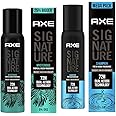 Axe Signature Champion Long Lasting No Gas Body Deodorant For Men 200 ml & Axe Signature Mysterious No Gas Deodorant Bodyspray For Men 154 ml Combo
