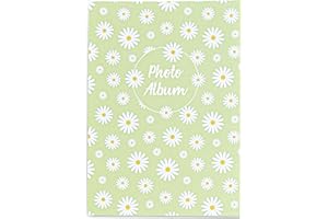 Grupo Erik Photo Album - Daisy Dreams | 36 Pockets 10x15 cm - 6x4 Photo Album Book | Small Photo Album, Memory Book, Picture Book, Photo Gifts, Gifts Under 5 Pounds