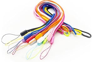 ‎CARLSO 24x Bänder für Schnapsgläser, Schlüssel, Kordel, Keycard, Ausweis, 80cm viele Farben (bunt)