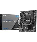 MSI PRO H610M-E DDR4 Intel 1700 Micro-ATX Motherboard : Amazon.co