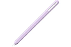 UPPERCASE Designs NimbleSleeve - Funda Protectora de Silicona Compatible con iPad Apple Pencil de 2ª generación (Morado)