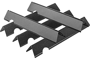 MGIESSCA 66032 Flavorizer Bars pour Weber GS4 Genesis II&LX 300 Series,Gril Genesis II E-310 S-310 E-330 E-335 S-335,66795 43,4CM Barres aromatiques en porcelaine émaillée pour Weber Genesis GS4 E/S 340