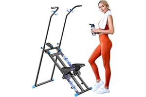 TVDUGIM Stepper per esercizi in palestra a casa, Stair Master pieghevole, macchina per arrampicata verticale per allenamento completo del corpo con capacità di 300 libbre
