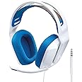 Logitech G G335 Wired Gaming Headset, with Microphone, 3.5mm Audio Jack, Comfortable Memory Foam Earpads, Lightweight, Compatible with PC, PlayStation, Xbox, Nintendo Switch - White