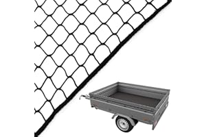 ZILL Caretec Anhängernetz 2,00 x 3,00 m Gepäcknetz Abdecknetz zur Ladungssicherung Netz Sicherung Pkw Anhänger inkl. Expanderseil