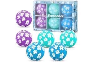 Scent-Hi Deodoranti per Scarpe, Armadietto, Borsa da Palestra, Confezione da 6 Palline Deodoranti da Ginnastica Ottimo Anche per Casa, Ufficio, Fresca Fragranza di Lavanda, Gelsomino, Lino