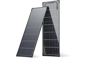 Panneaux solaires modulaires rigides 130 W*2 EF ECOFLOW RVMax, ultra-mince 12 mm conçu pour véhicules récréatifs, connectez jusqu'à 10 panneaux, 25% d'efficacité avec une étanchéité IP68