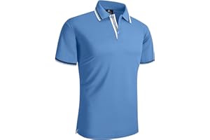 SPEEDRUN Polo Shirt Tshirt Herren Kurzarm Polohemd für Herren mit Brusttasche Slim Fit Sommer Schnelltrocknend Atmungsaktives Golf Tennis Arbeit Polo Hemd T-Shirt Casual