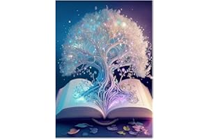 YOUYIDUN 5D DIY Diamond Art Kits,Amazing Nature Diamond Crystal Painting Kits Full Drill by Numbers, Diamond Rhinestone Cross Stitch Embroidery Painting for Kids Adults Gifts Home Wall Decorations (A)