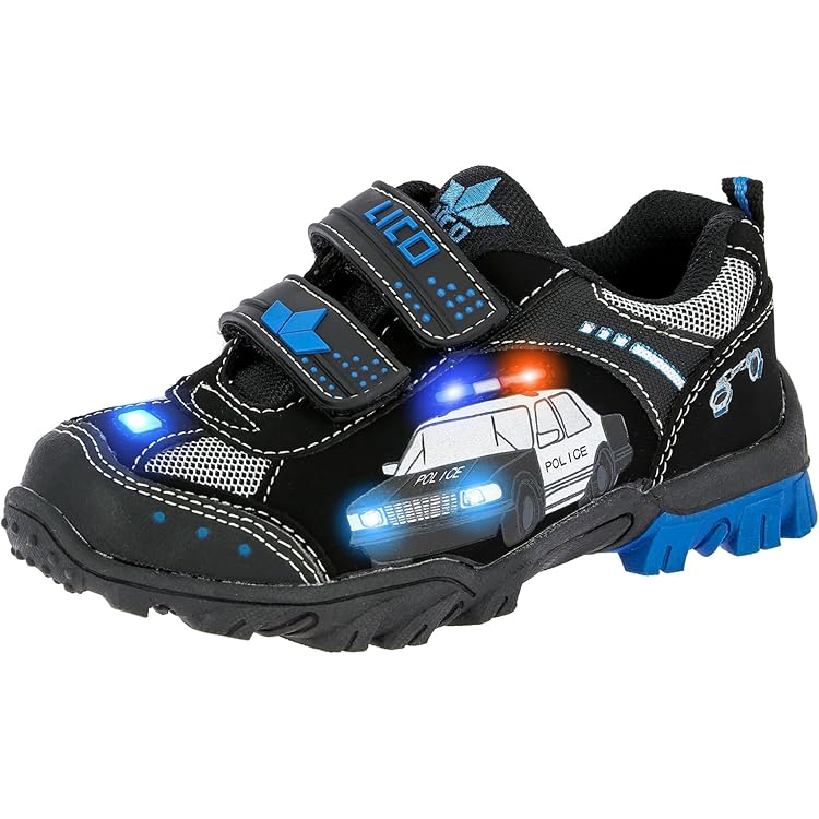 Lico LOADER V BLINKY Jongens Sneakers, Blauw/zwart/limoen, 28 EU : LICO Lico LOADER V BLINKY Jongens Sneakers, Blauw/zwart/limoen, 28 EU : LICO