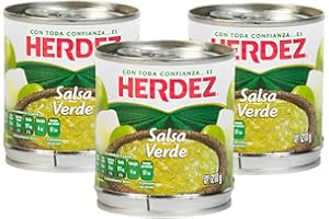 Herdez Salsa Verde - Authentic Green Tomatillo Mexican Salsa, Mild and Versatile - Tomatillo Salsa Dip - Tomatillo Sause, 3 Pack + Cheeroo Magnet
