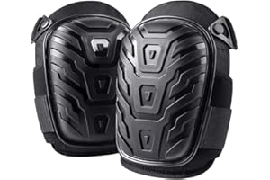 Queta knee pads for Work, Professional Knee Pads with Heavy Duty Foam Padding and Comfortable Gel Cushion, good shock resistance, Knee Protection for Indoor and Outdoor Use,1 pair