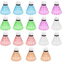 Volani Badminton CHENYU - 20 Pezzi, Plastica Durevole, Per Allenamento E Competizione - Foto 6