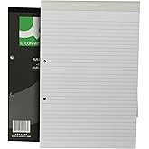 Q-Connect KF02227 Nachfüllblock, liniert, 160 Seiten, A4, 10 Stück