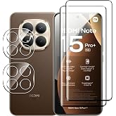 Fitudoos For Xiaomi Redmi Note 15 Pro+ / Redmi Note 15 Pro Plus 5G / Poco M8 Pro 5G Tempered Glass Screen Protector [2 Pieces