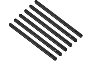 QUARKZMAN Skjutskenor för lådor, 6 st 300 mm - glidskenor i plast med sidomonterade skenor för lådor skåp nattbord bord (svar