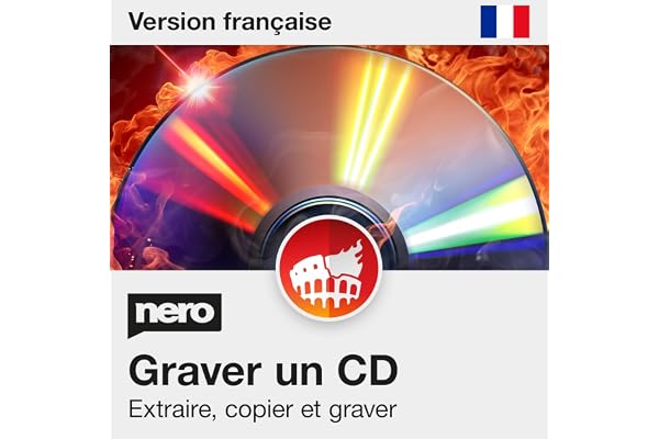 Nero Gravure et Copie CD 2026 | Nero Burning ROM | Logiciel CD Audio et Données | Graver, Sauvegarder et Ripper | Licence à Vie 1 PC | Windows 11/10/8/7