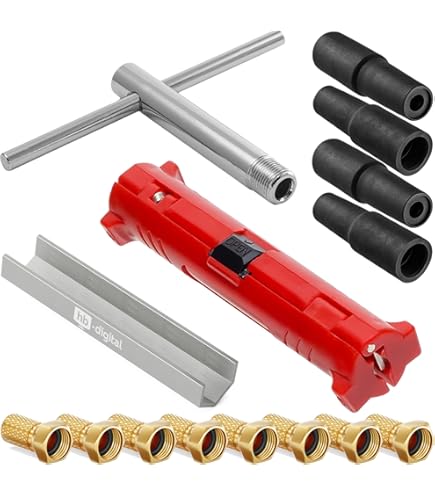 DeleyCON Fensterdurchführung SAT Kabel - 3x Flache Kabeldurchführung